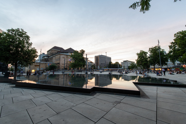 Platz der Alten Synagoge Freiburg (Stadt Freiburg, Foto: Patrick Seeger)